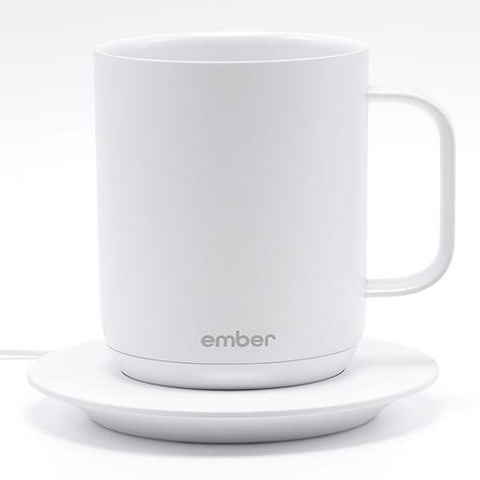 Image of Ember Ceramic Mug and Charging Saucer