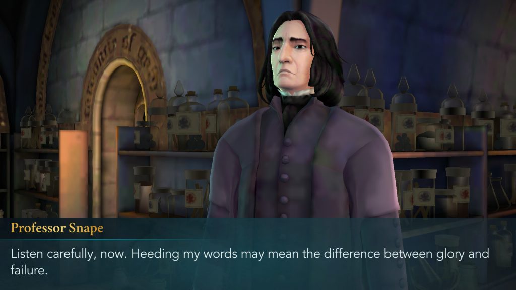 Harry Potter: Hogwarts Mystery Professor Snape Lecture Screen