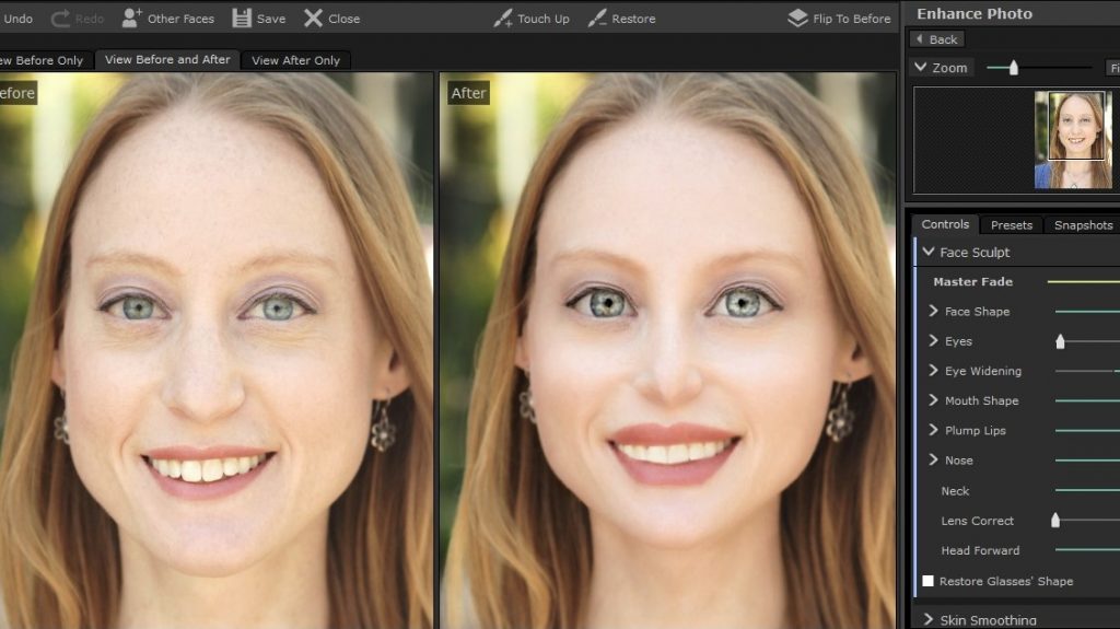 PortraitPro 17 Face Sculpting Tool to the Extreme