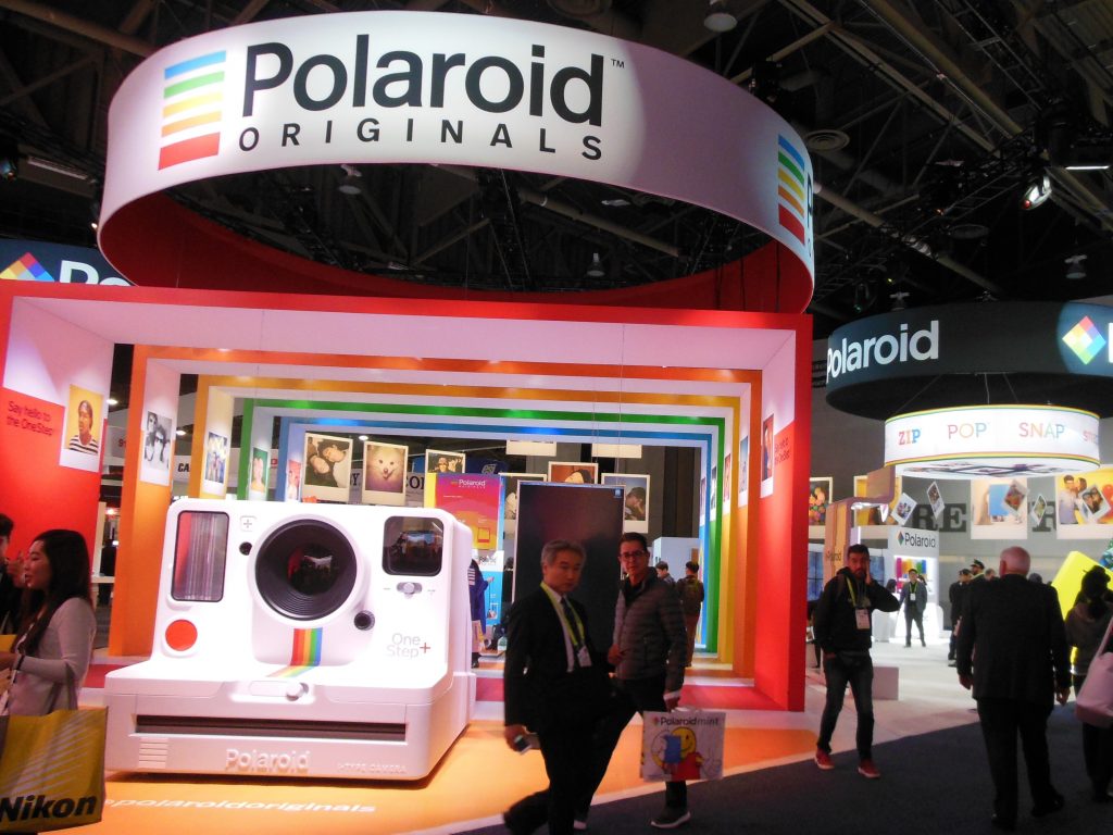 Polaroid Booth in Las Vegas Convention Center Central Hall