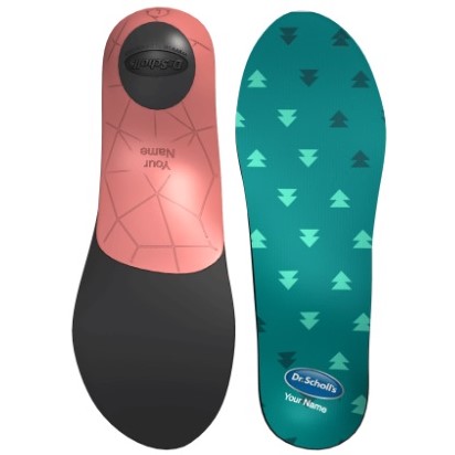 Dr. Scholl's Custom Contour 3D Printed Insoles Full Length Top and Bottom