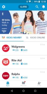Shopkick App Stores Nearby List
