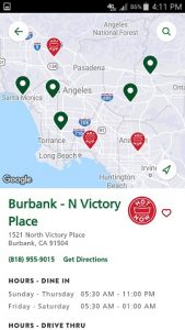 Krispy Kreme App Store Locattions and Hot Now Notice