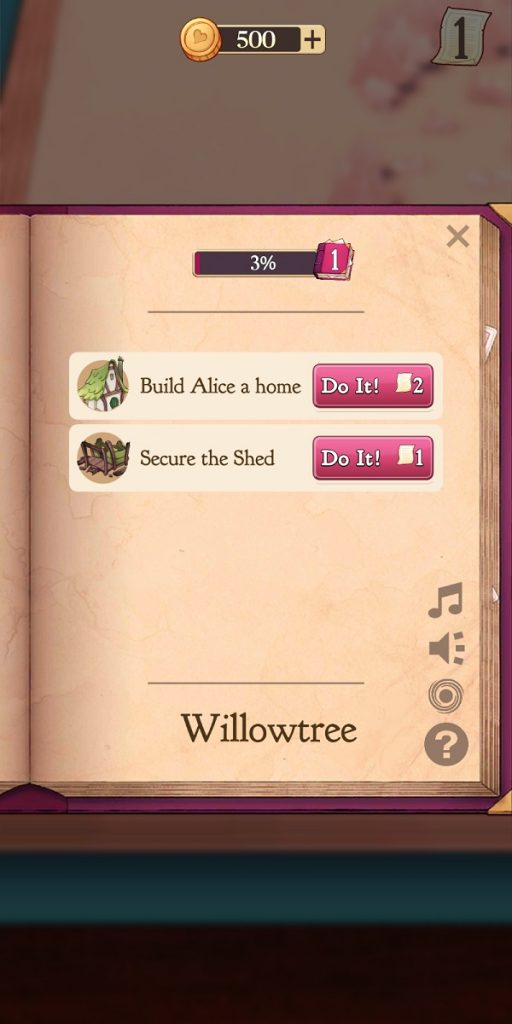 Alice Legends Quest Options