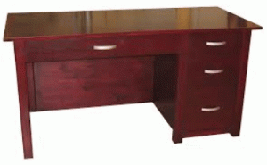 Image of a 4-drawer desk