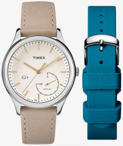 Image of Women's Tan Timex IQ+ Move Tracker Watch
