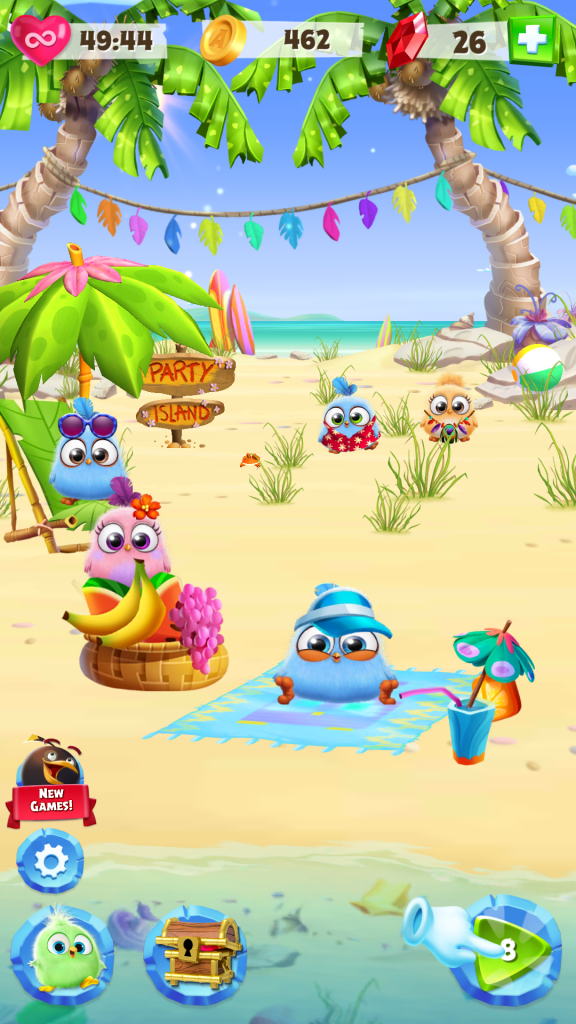 Image of Angry Birds Match Beach Scene
