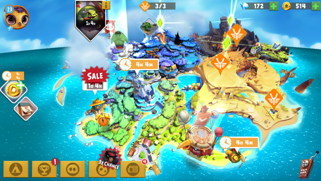 Image of Angry Birds Evolution Bird Island Map