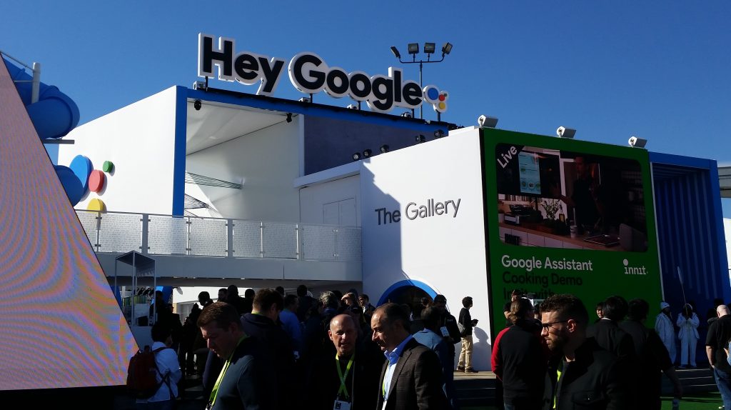 Image of Giant Google Booth at Las Vegas Convention Center
