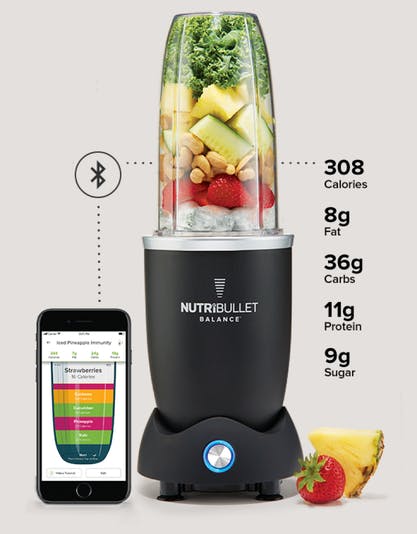 Image of NutriBullet Balance Blender Unit and Phone App