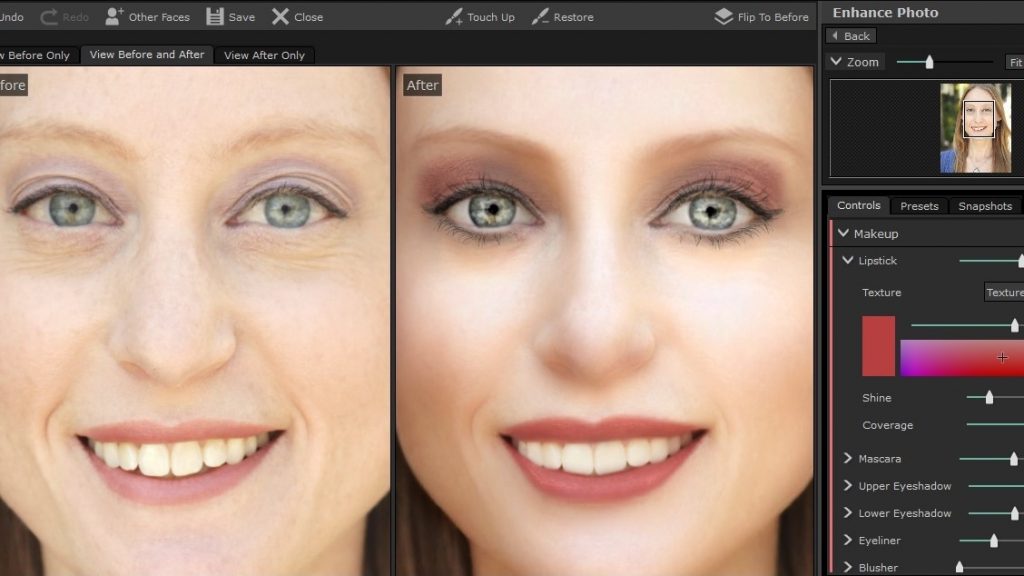 PortraitPro 17 Makeup Tool