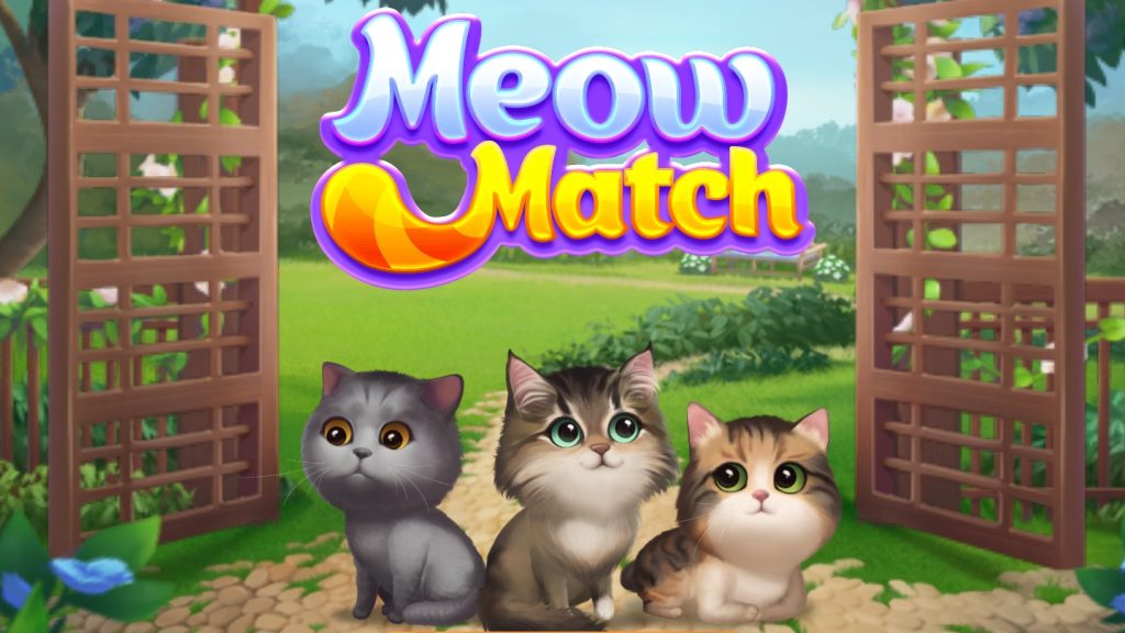 Meow Match Title Screen