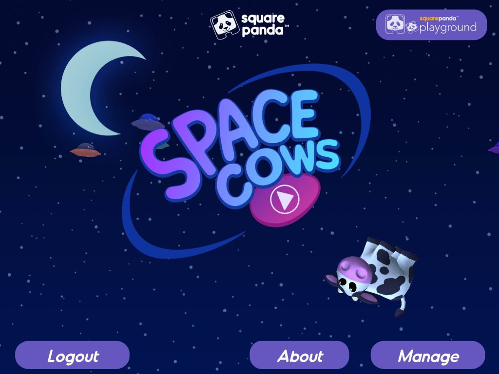 Square Panda Space Cows