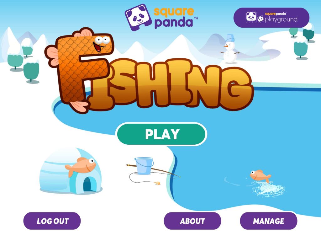 Square Panda Fishing