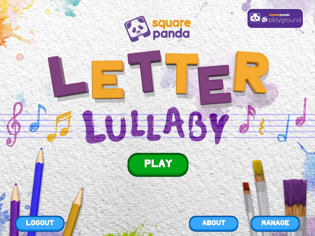 Square Panda Letter Lullaby