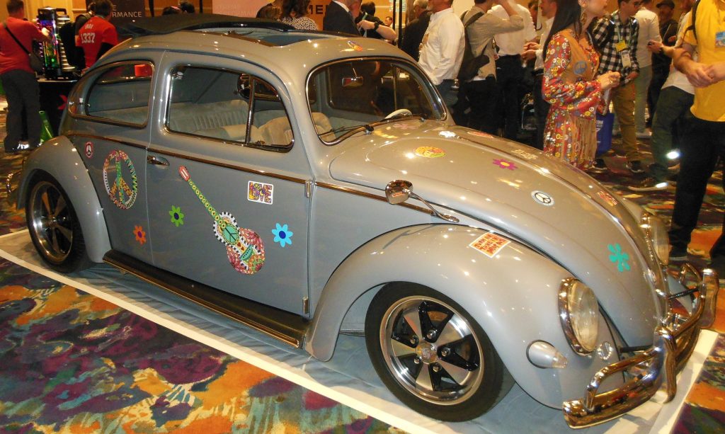 Digital lExperience Gray 1960's VW Beetle