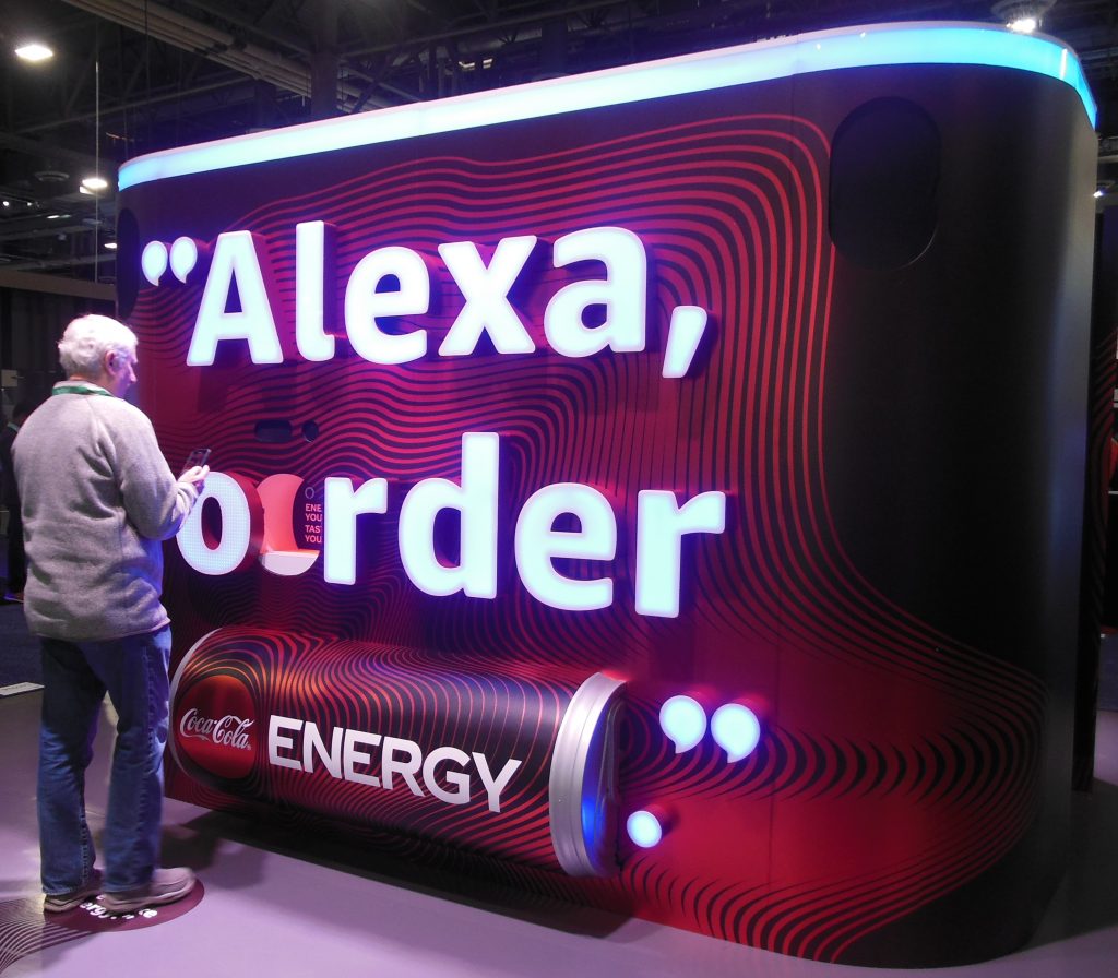 Alexa Connected Coke Energy Dispenser CES 2020