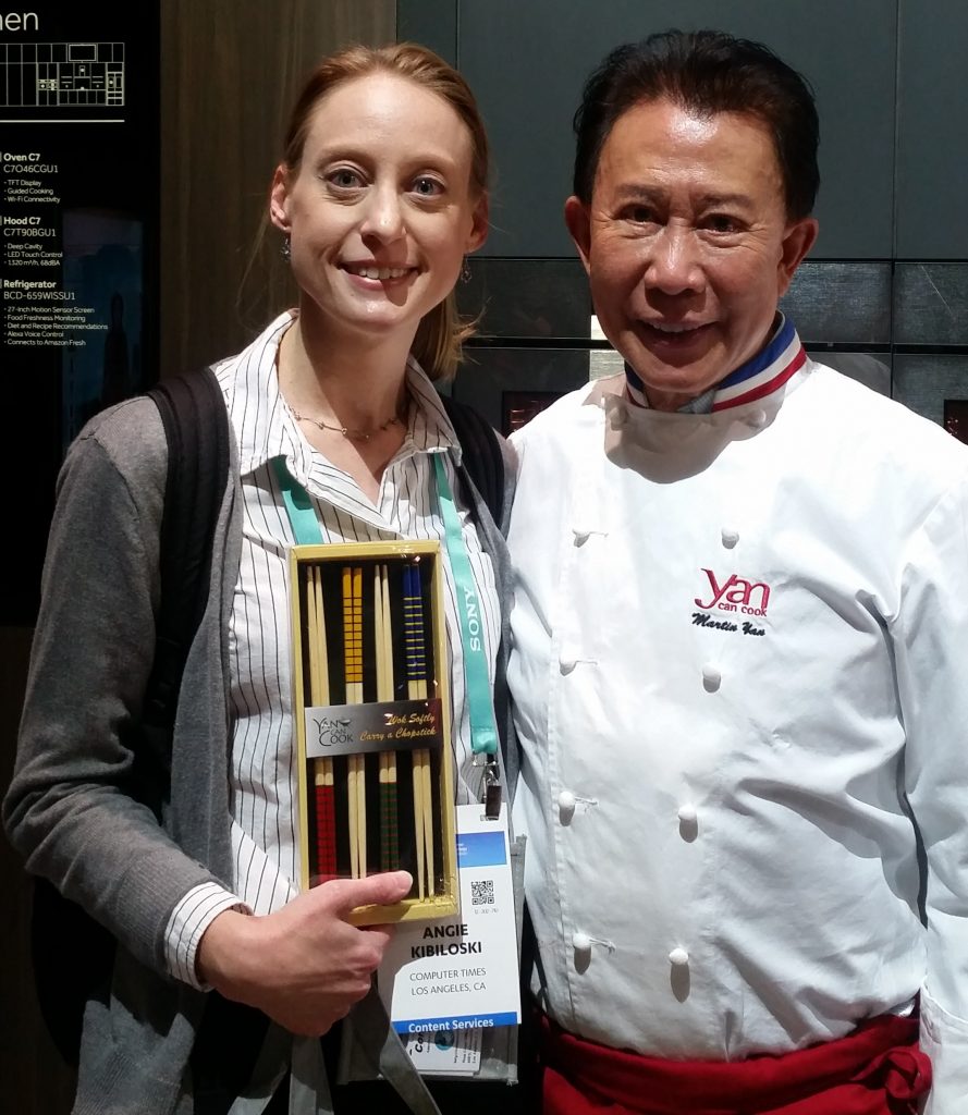 Angie with Martin Yan CES 2020