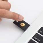 YubiKey 5 NFC Connected to Laptop USB