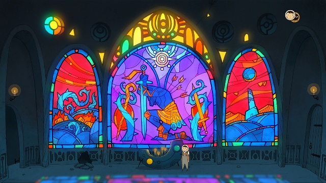LUNA: The Shadow Dust Stained Glass Room