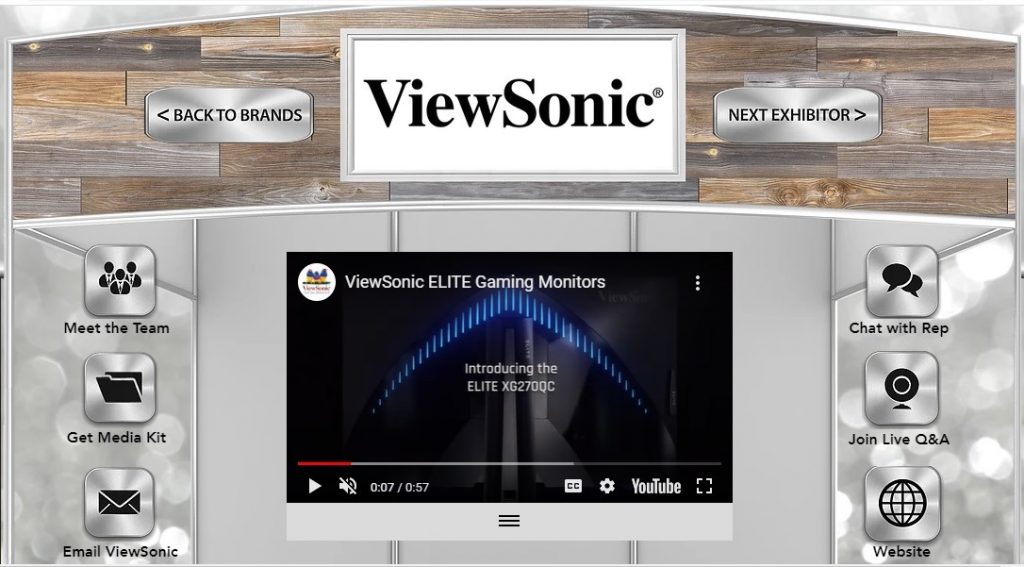 ViewSonic Event Interface