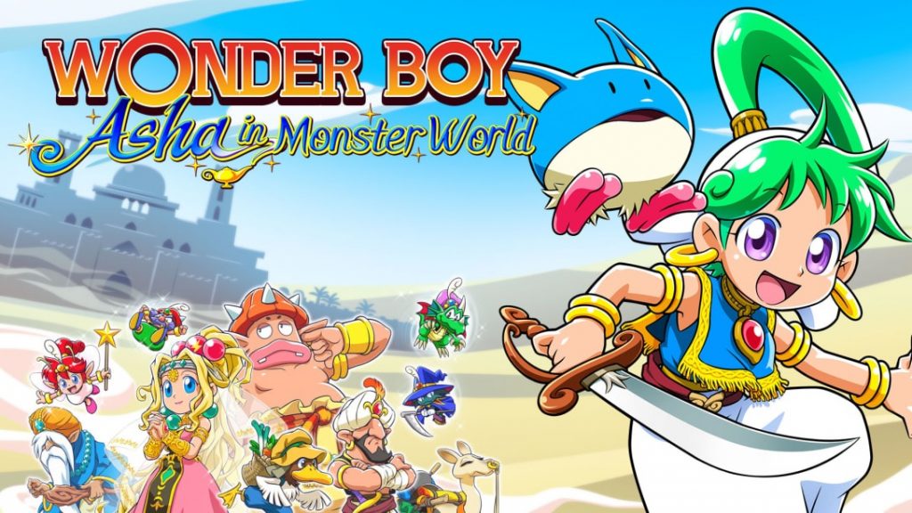 Wonder Boy: Asha in Monster World Title Screen