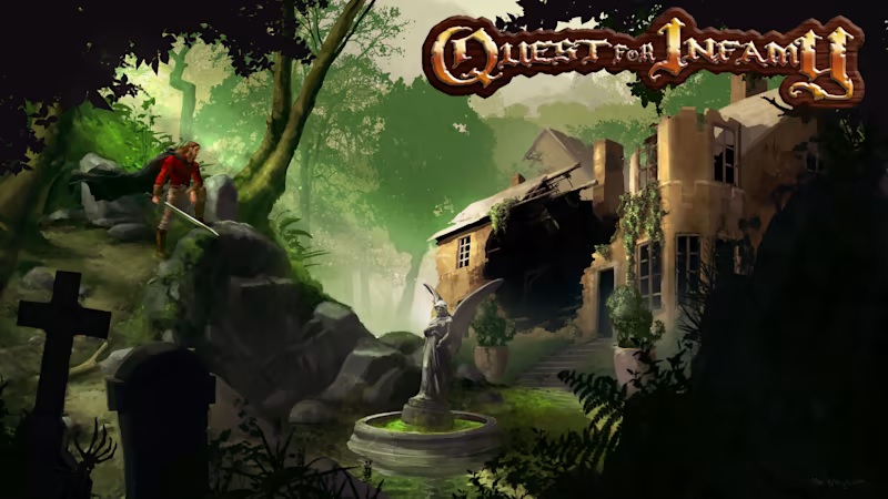 Quest for Infamy Game Logo Header