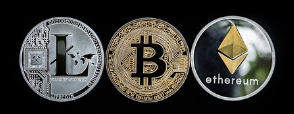 3 crypto currency coins